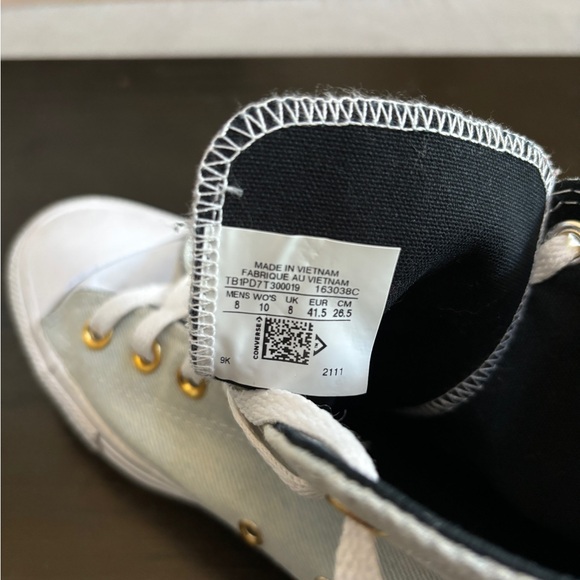 Custom hi top converse womens size 10 - Picture 8 of 8